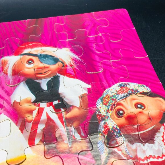 Vintage 1992 Norfin TROLLS Costume Party 63 piece Jigsaw Puzzle COMPLETE - Picture 4 of 11